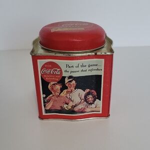 COCA COLA PART OF THE GAME COLLECTOR TIN